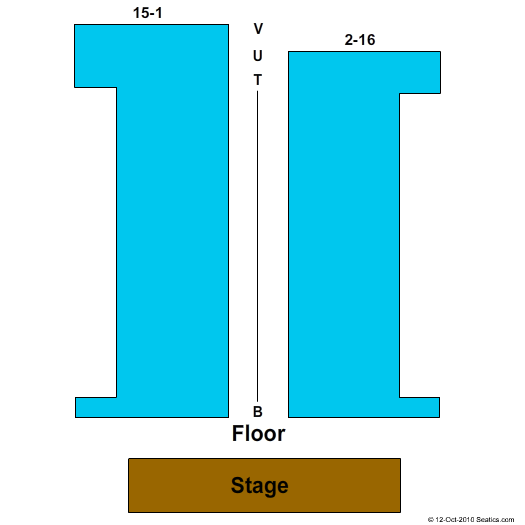 Players Theatre - NY End Stage Seating Chart
